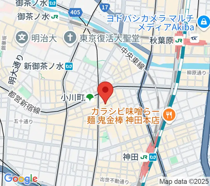 神田THE SHOJIMARUの地図