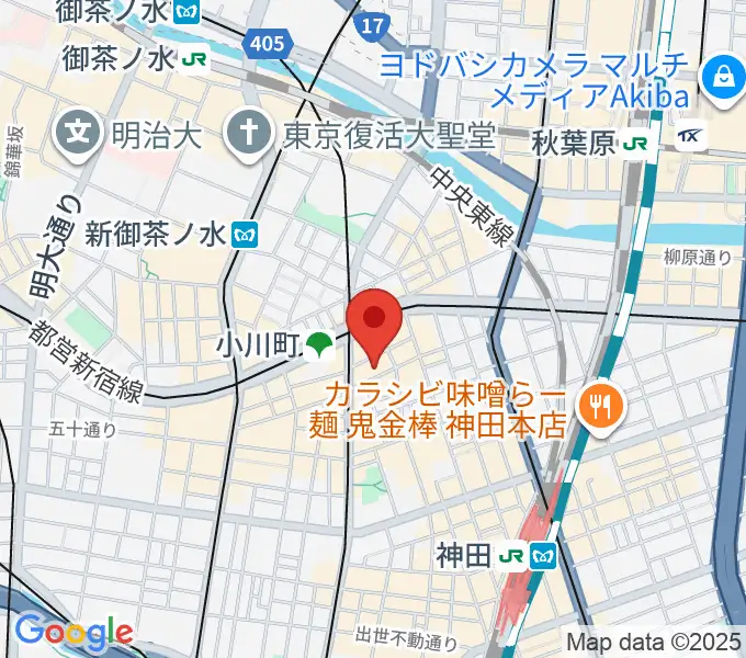 神田THE SHOJIMARUの地図