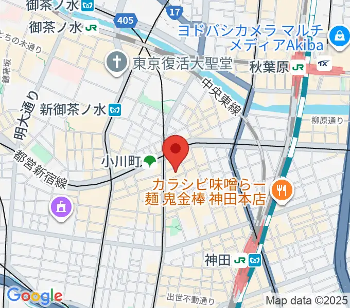 神田THE SHOJIMARUの地図