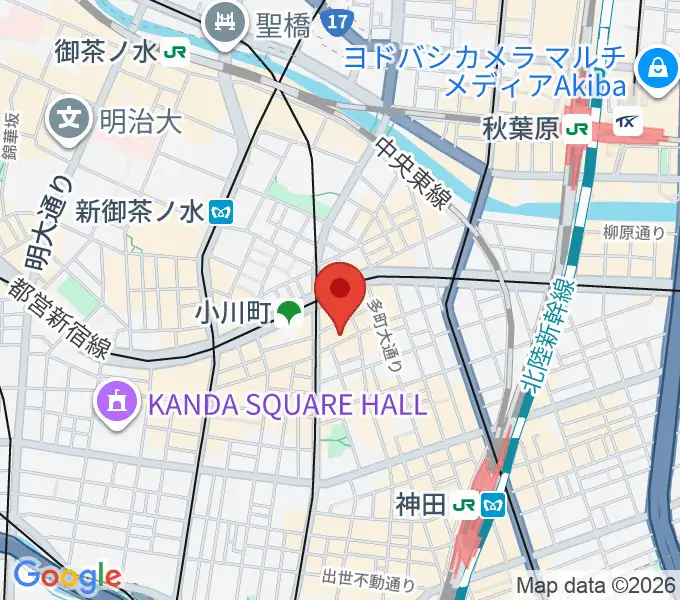 神田THE SHOJIMARUの地図