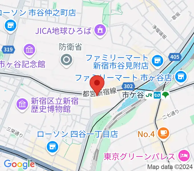 四谷ハニーバーストの地図