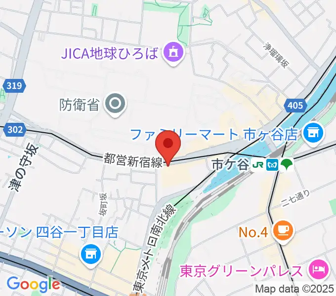 四谷ハニーバーストの地図