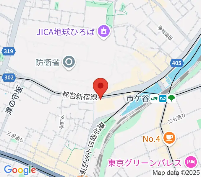 四谷ハニーバーストの地図