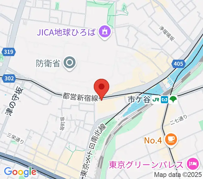 四谷ハニーバーストの地図
