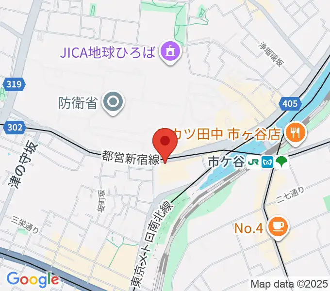 四谷ハニーバーストの地図