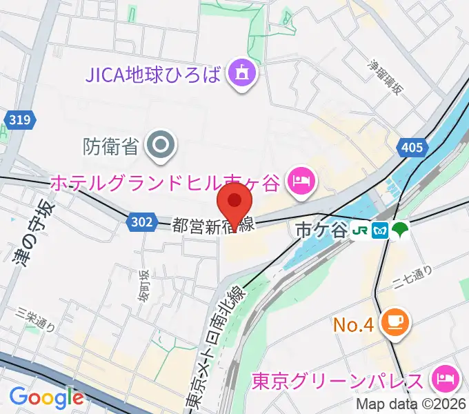 四谷ハニーバーストの地図