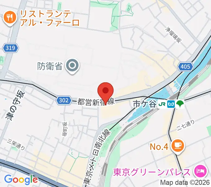 四谷ハニーバーストの地図