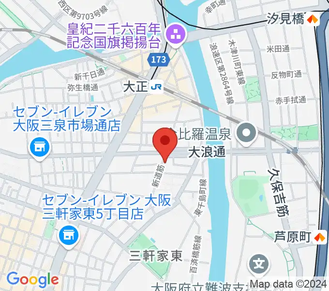 ルソレイユミュージックの地図