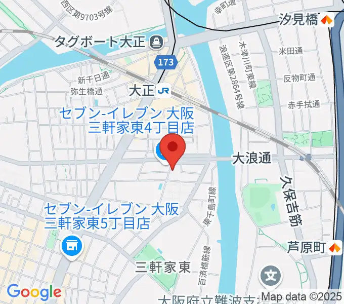 ルソレイユミュージックの地図