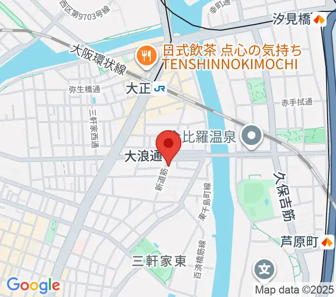 ルソレイユミュージックの地図