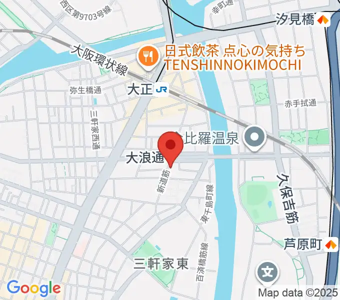 ルソレイユミュージックの地図