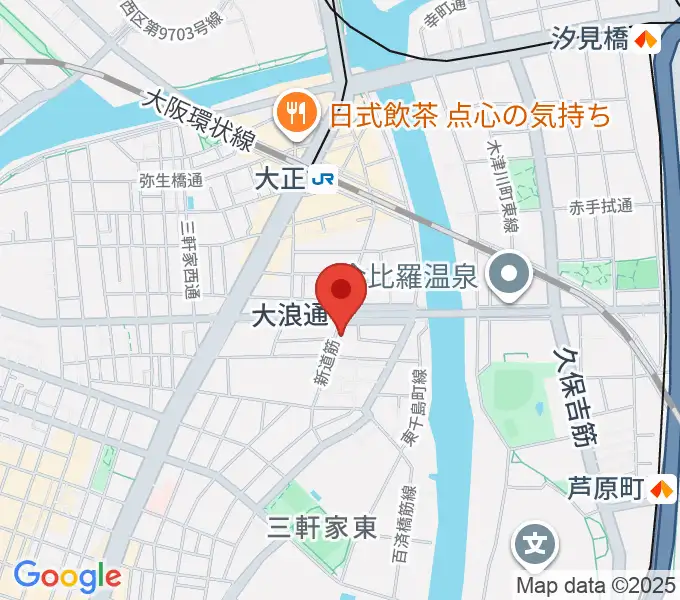 ルソレイユミュージックの地図