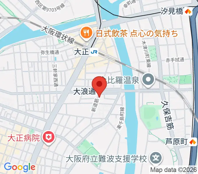 ルソレイユミュージックの地図