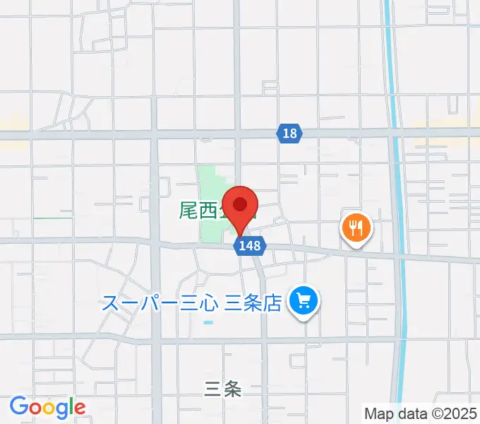 クラヴィア音楽教室の地図