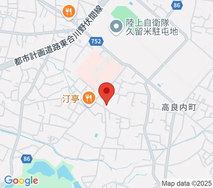 江口ピアノ・エレクトーン教室＆音楽療法室の地図