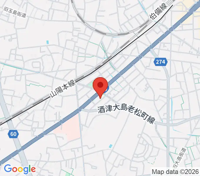 倉敷クッキージャーの地図