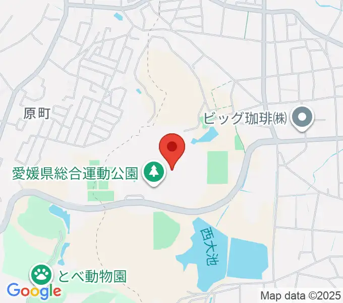 ニンジニアスタジアムの地図
