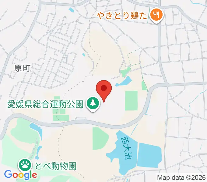 ニンジニアスタジアムの地図