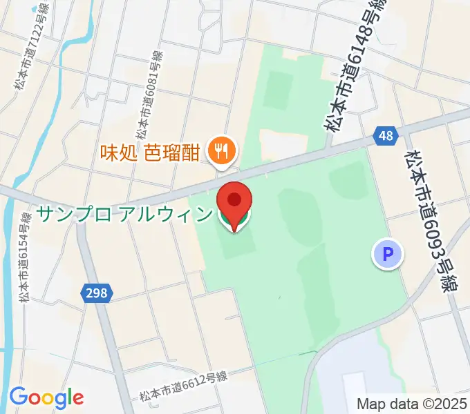 サンプロアルウィンの地図
