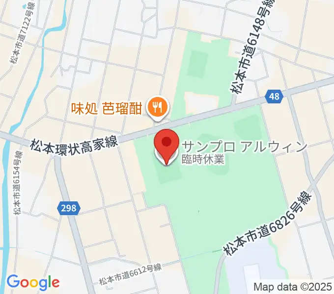 サンプロアルウィンの地図