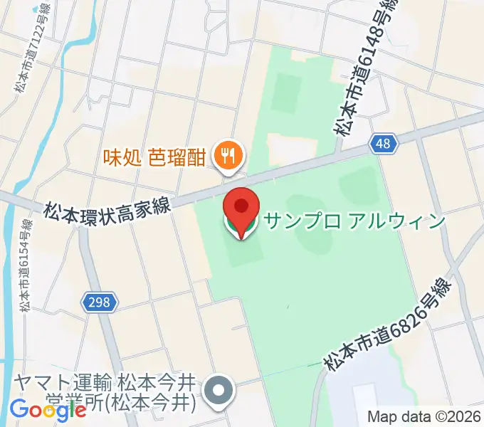 サンプロアルウィンの地図