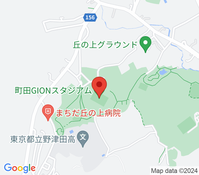 町田GIONスタジアムの場所