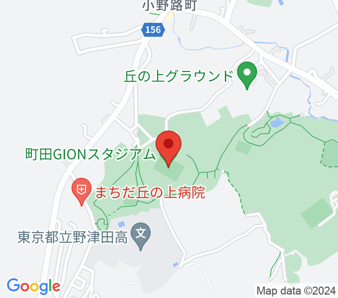 町田GIONスタジアムの場所