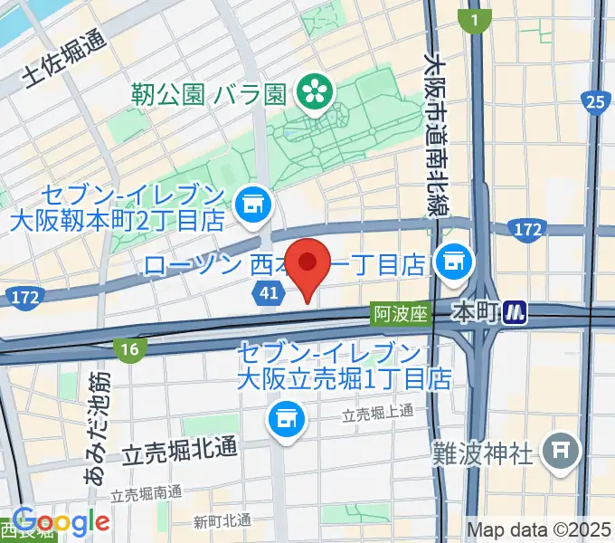 綺羅星ホールの地図