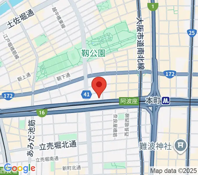 綺羅星ホールの地図