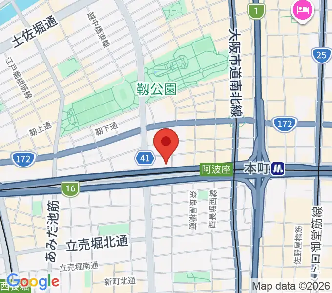 綺羅星ホールの地図