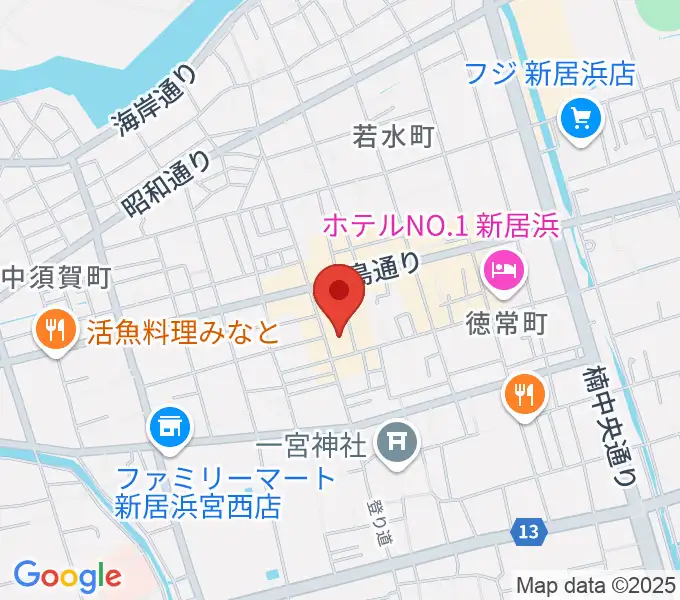 新居浜ジャンドールの地図