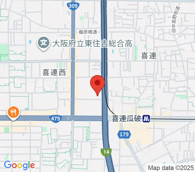 クレオ大阪南の地図