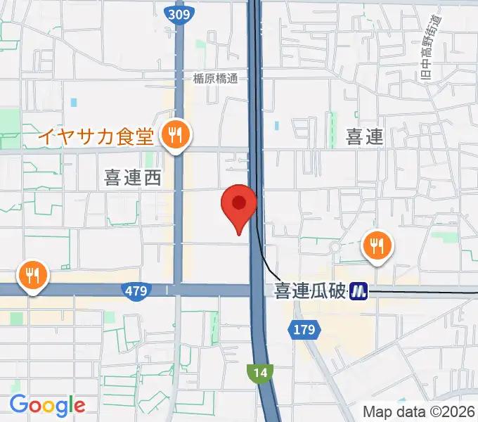 クレオ大阪南の地図