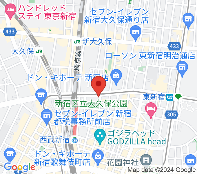 新宿SAMURAIの場所