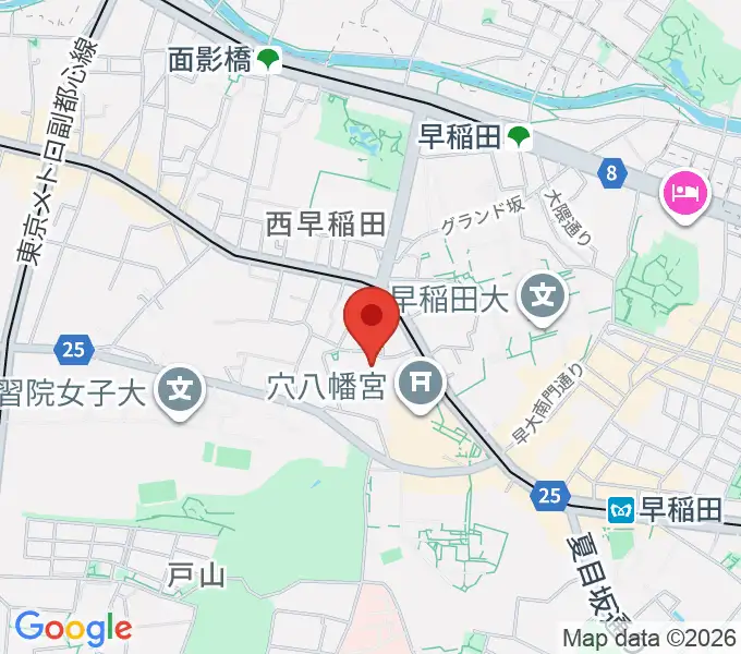 トーキョーコンサーツ・ラボの地図