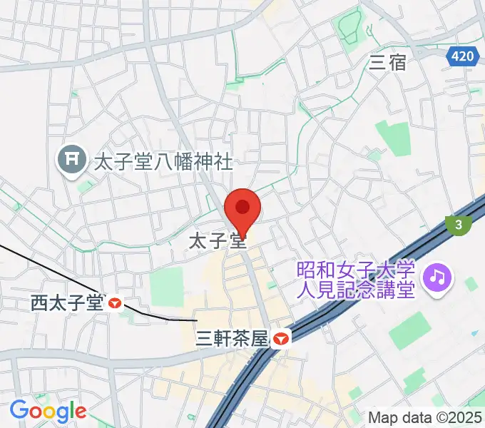 三軒茶屋come togetherの地図