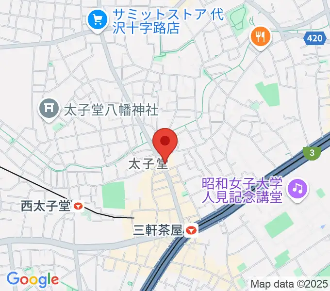 三軒茶屋come togetherの地図