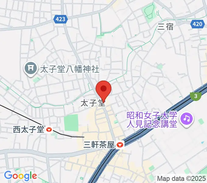 三軒茶屋come togetherの地図