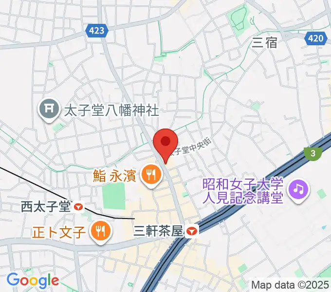 三軒茶屋come togetherの地図