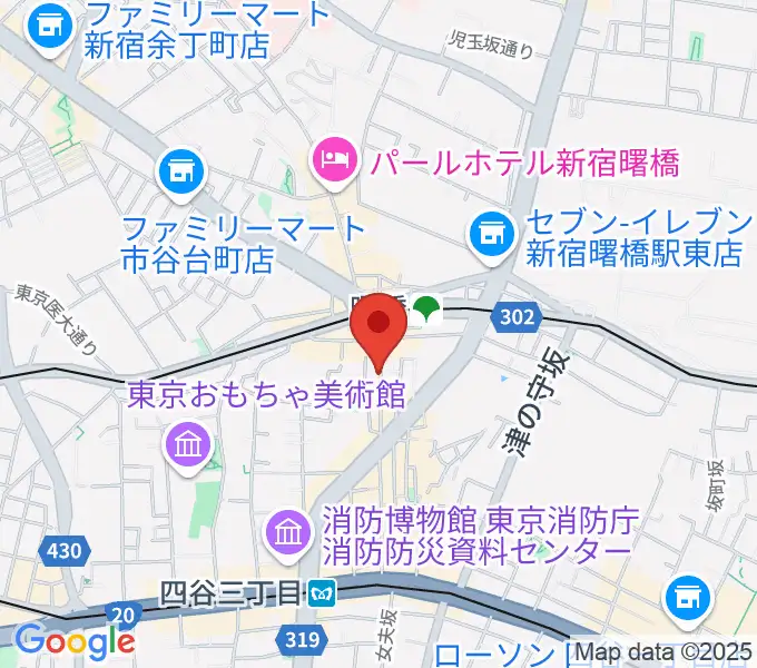 曙橋Bar461の地図