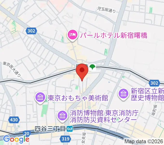 曙橋Bar461の地図