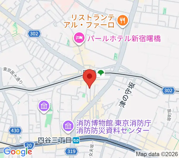 曙橋Bar461の地図