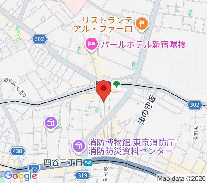 曙橋Bar461の地図