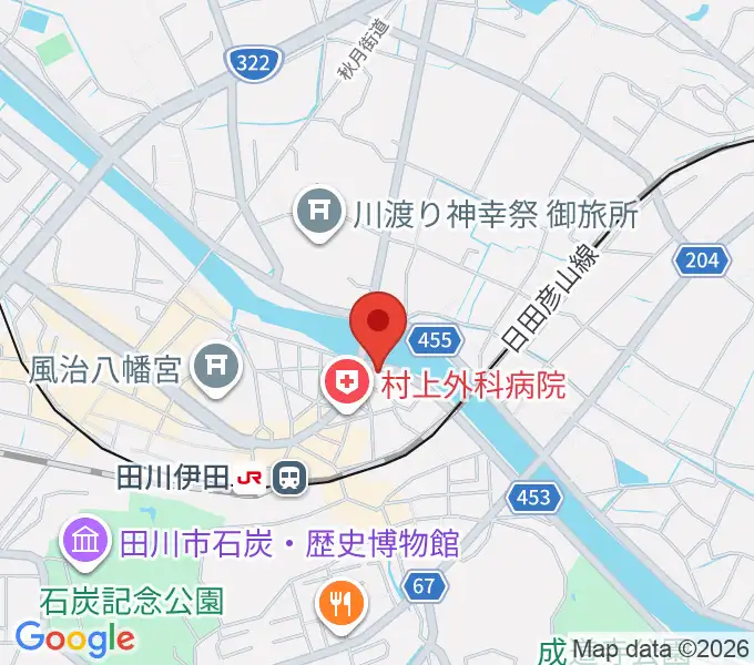 田川ダイアモンドムーンの地図
