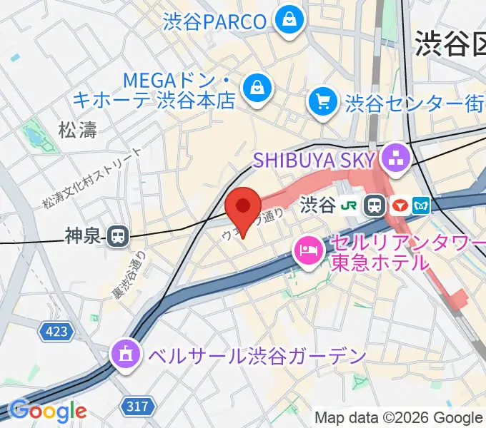 ノナカ・アンナホールの地図