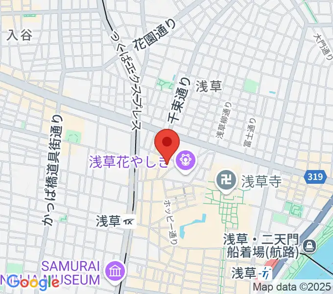 浅草九劇（アサクサキュウゲキ）の地図