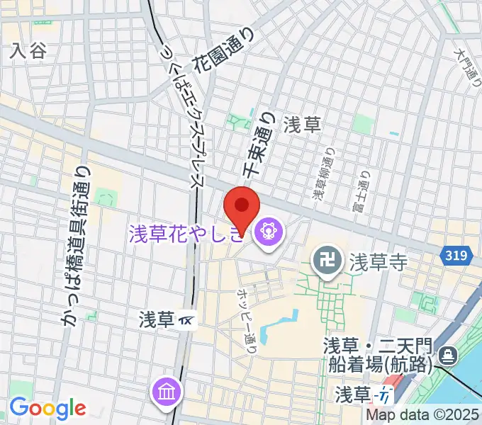 浅草九劇（アサクサキュウゲキ）の地図