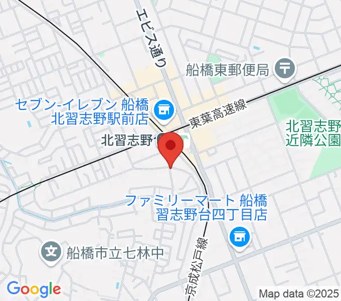 ピアノサロン樂 GAKUの地図