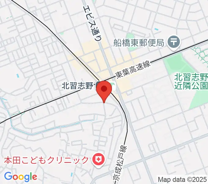 ピアノサロン樂 GAKUの地図