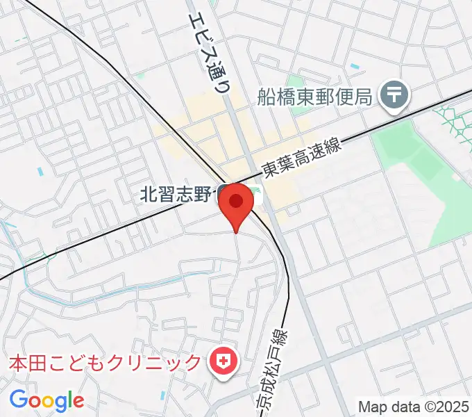 ピアノサロン樂 GAKUの地図